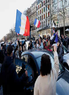 Police fire tear gas at Paris 'Freedom Convoy'; see pics
