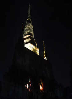 Devotees mark Makha Bucha Day in Thailand