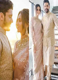 These dreamy pictures of Shibani Dandekar and Farhan Akhtar from their civil wedding you just can't give a miss