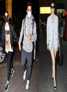 #ETimesSnapped: From Vicky-Katrina to Kriti Sanon, paparazzi pictures of your favourite celebs