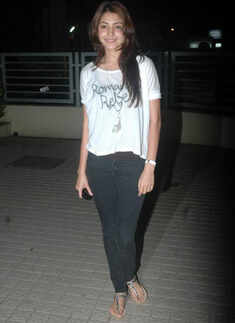 Anushka spotted at PVR