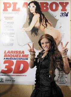 Larissa poses nude for Playboy