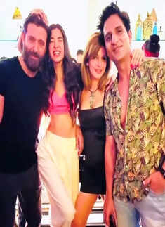 Hrithik Roshan and ex-wife Sussanne Khan bond over lunch on son Hridaan's birthday; pics go viral