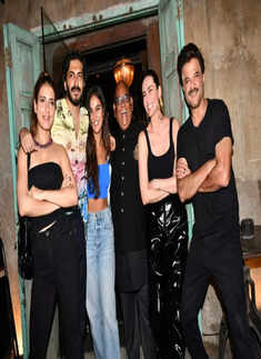 Anil Kapoor, Harsh Varrdhan Kapoor, Fatima Sana Shaikh & Sobhita Dhulipala stepped out in style to celebrate Thar&rsquo;s success