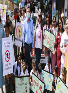 A campaign to make the city a spit-free haven