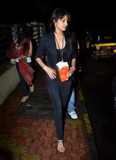 Anushka spotted at PVR