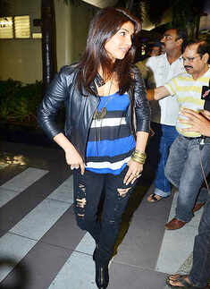 Priyanka back from LA
