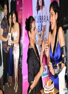 Vidya Balan, Tejasswi Prakash-Karan Kundrra and others attend Kubbra Sait's birthday party & book launch event