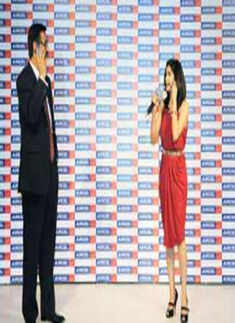 Prachi at Aircel's GSM service launch