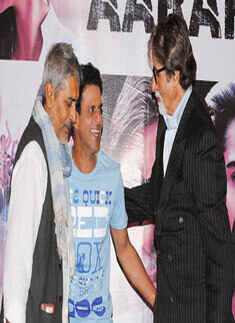 Big B, Manoj Bajpai promote 'Arakshan'