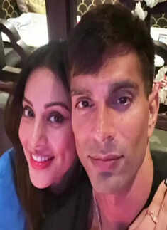 Lovely pictures from Bipasha Basu's baby shower ceremony with hubby Karan Singh Grover