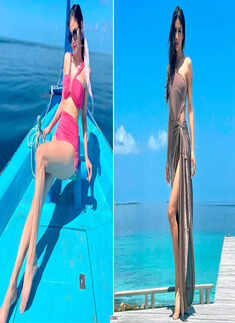 Bikini-clad Mouni Roy floods social media with breathtaking moments from her Maldives vacation