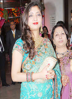Vikas and Prachiti's reception party