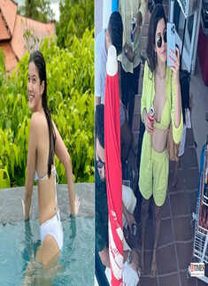 &lsquo;Aqua Baby&rsquo; Shanaya Kapoor teases fans with her new pool pictures from her exotic vacation