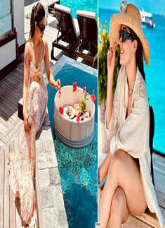 Rashmika Mandanna floods social media with breathtaking moments from her Maldives vacation