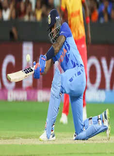 Suryakumar Yadav is the new 'Mr 360!' These photos from India vs Zimbabwe match at T20 WC capture his striking performance