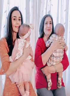 Preity G Zinta's twins turn one