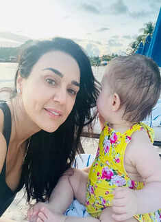 Preity G Zinta's twins turn one