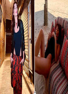 Amy Jackson drops stunning pictures from her Saudi Arabia vacation