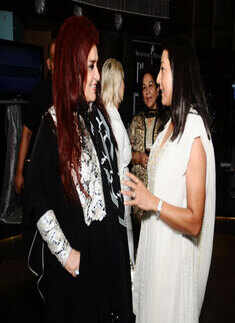 Shahnaz Husain's platinum bash