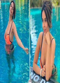 Mallika Sherawat drops stunning pool pictures from her exotic vacation
