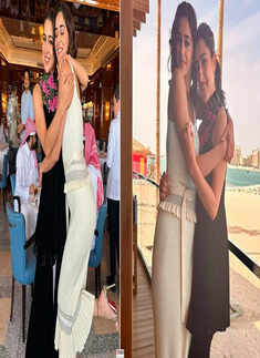 BFFs Ananya Panday and Sara Ali Khan holidaying in Qatar are pure travel goals