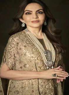 Nita Ambani exudes elegance as she turns muse for designers
