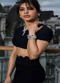 Samantha Ruth Prabhu commands attention in a black co-ord set