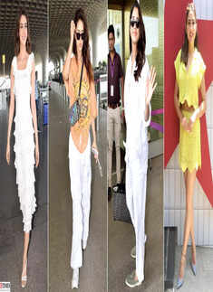 ​#ETimesSnapped: From Kriti Sanon-Disha Patani to Janhvi Kapoor-Sara Ali Khan, paparazzi pictures of your favourite celebs