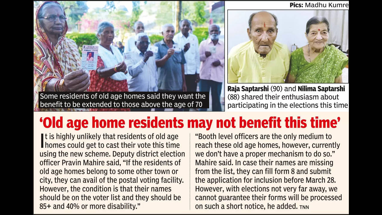 Home Voting Scheme: Many Hurdles In Implementing Home Voting Scheme For  Elderly