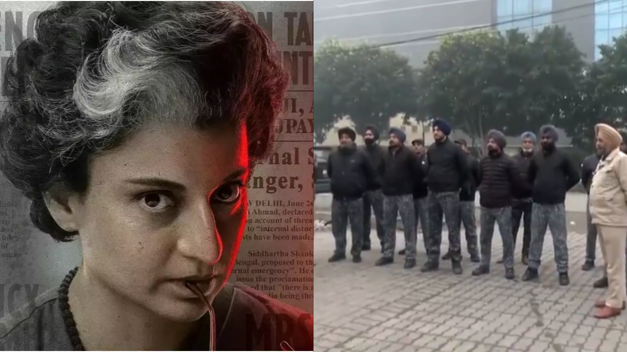 Kangana Ranaut: Heavy police bandobast outside cinema hall in Amristar; SGPC gears up to protest against Kangana Ranaut's film 'Emergency' | Amritsar News - Times of India