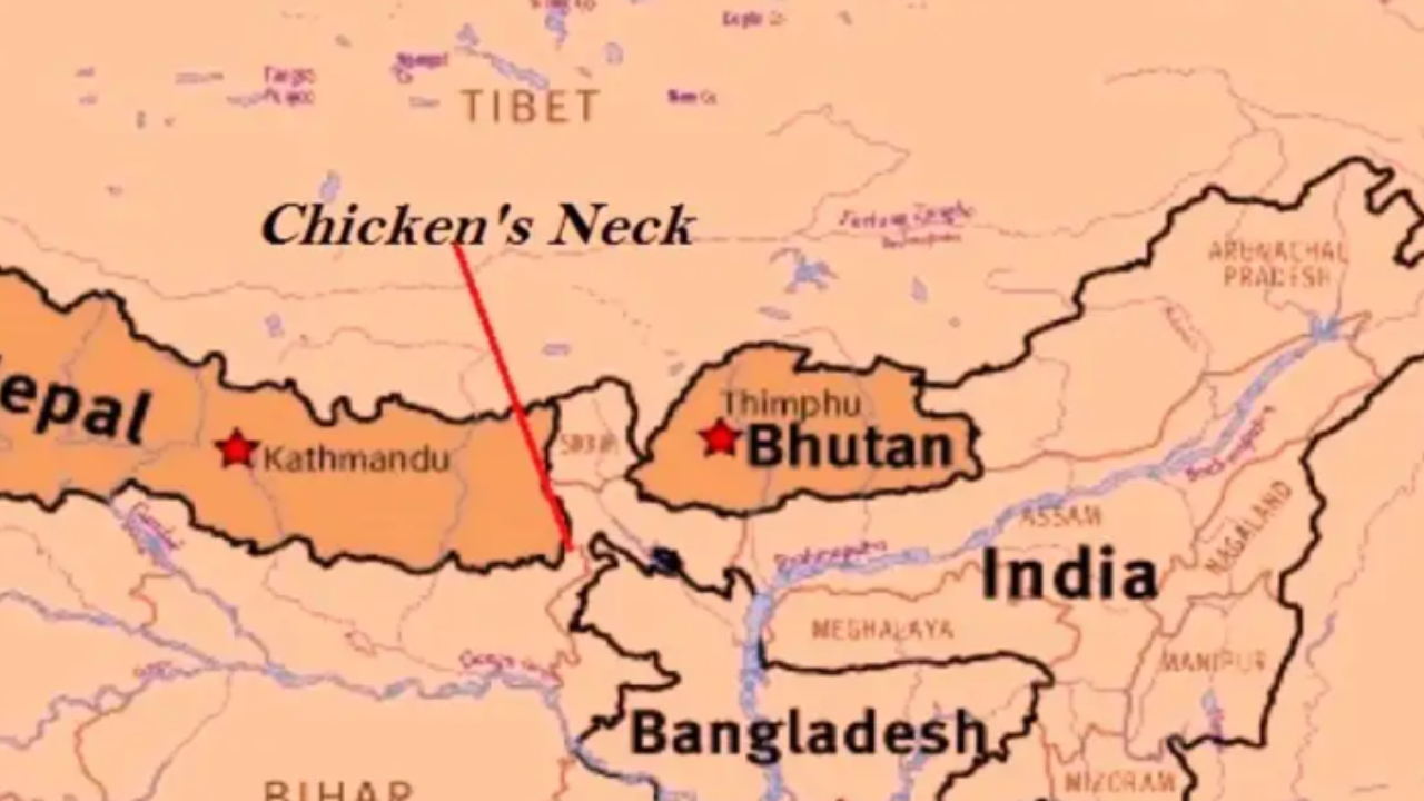 Chicken's neck' explained: Why this narrow corridor is crucial for India's  connectivity and regional security | Guwahati News - The Times of India