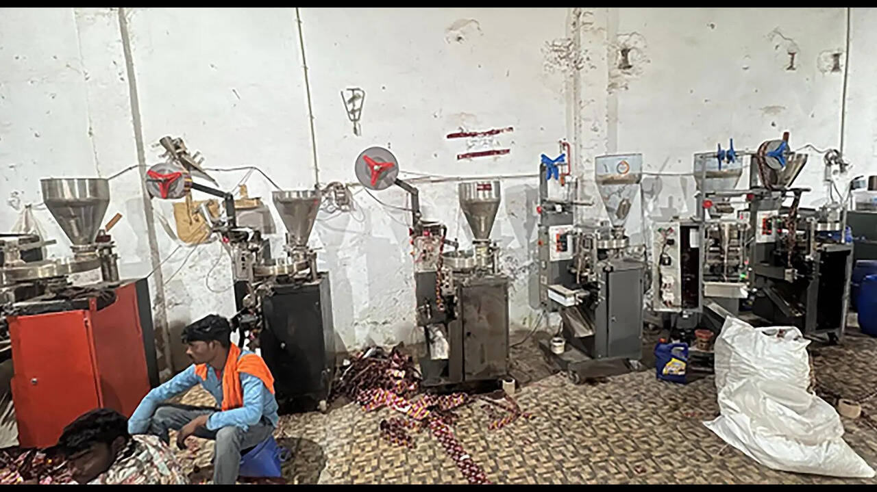 Pan masala unit busted for Rs 10-crore tax evasion in Haryana, covert machines seized; one held
