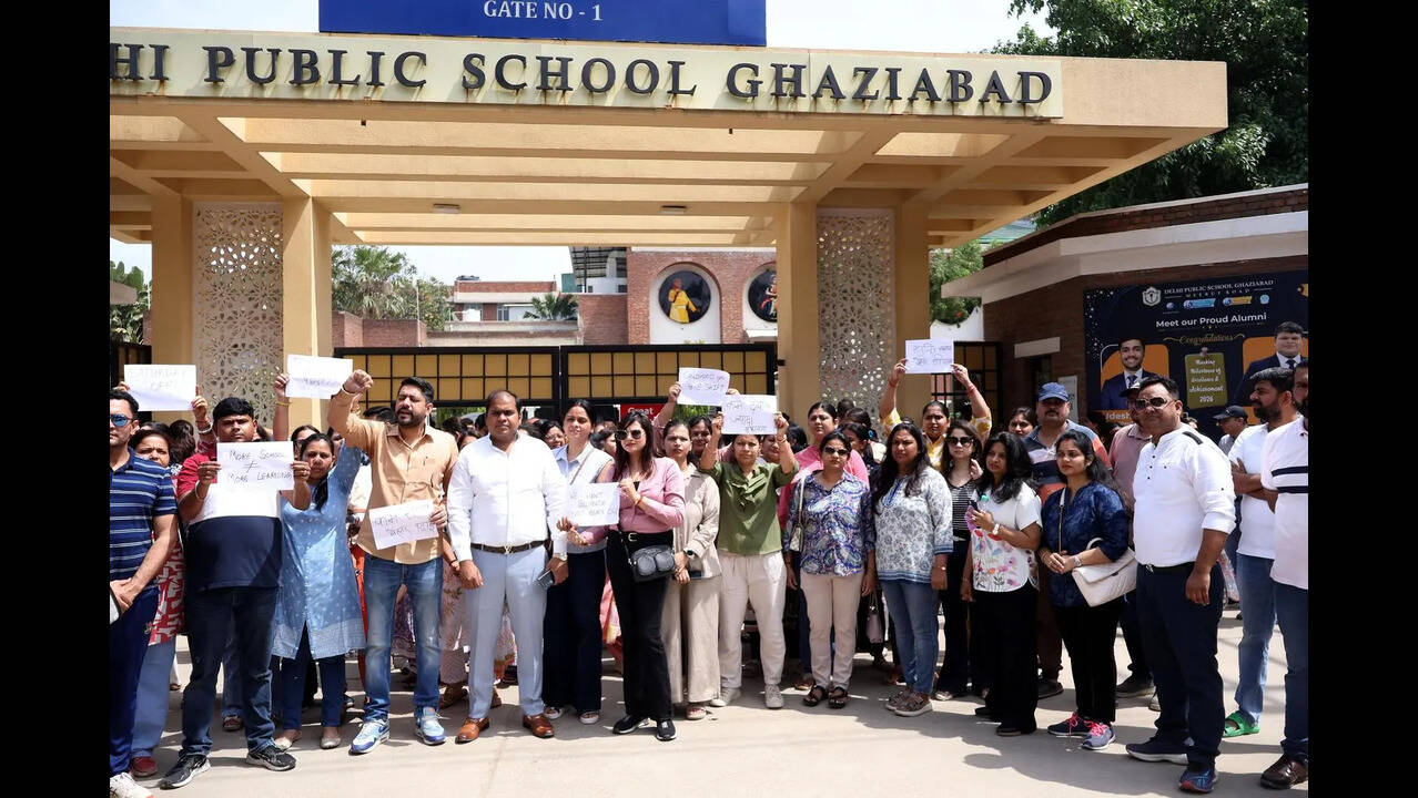 ‘Excessive, taxing’: Parents protest 7-hr long school days at DPS Ghaziabad