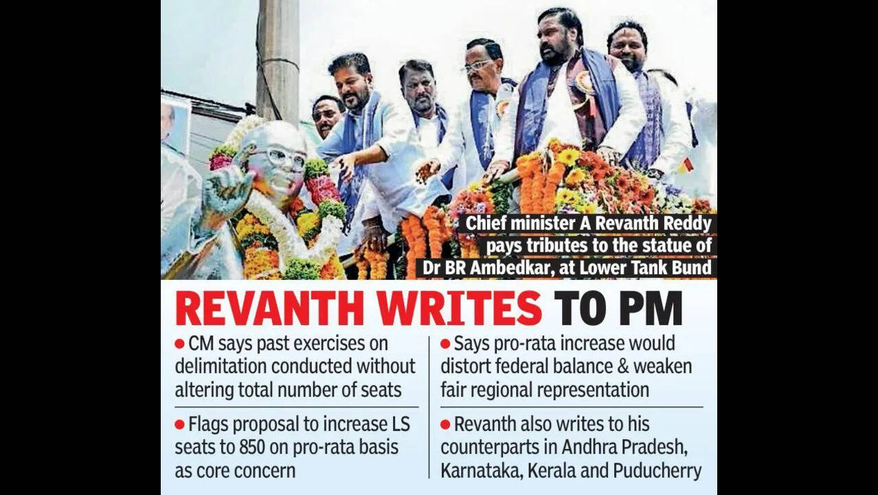 Revanth urges all-party meet on delimitation