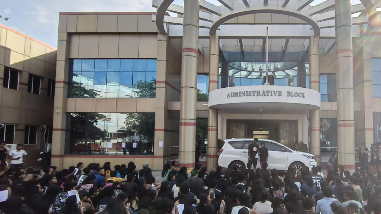 TNNLU students protest VC’s ‘girls should avoid shorts’ remark; VC defends it as ‘fatherly advice’