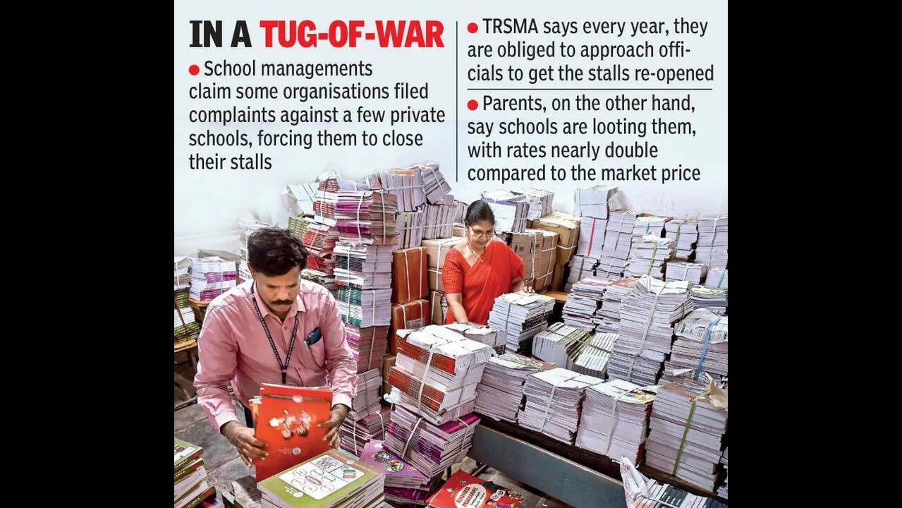 Schools say no profit on book sales, parents counter claim