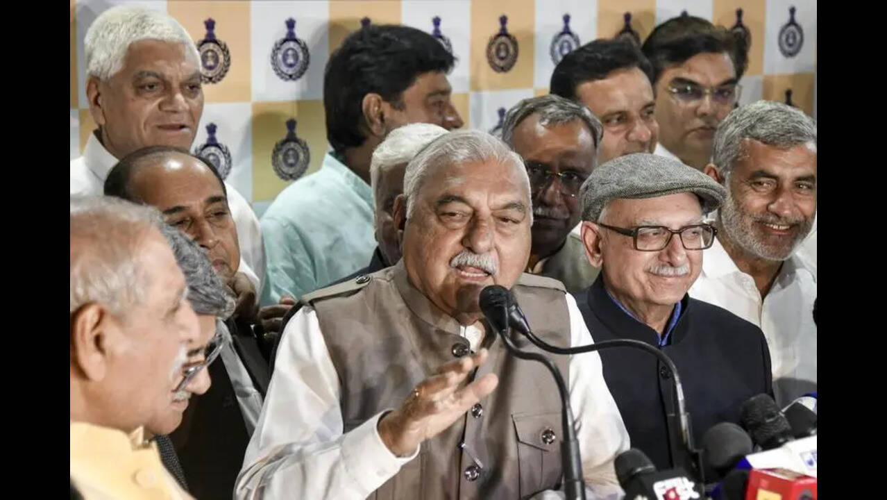 Hooda targets BJP, calls JJP-INLD ‘staged oppn’