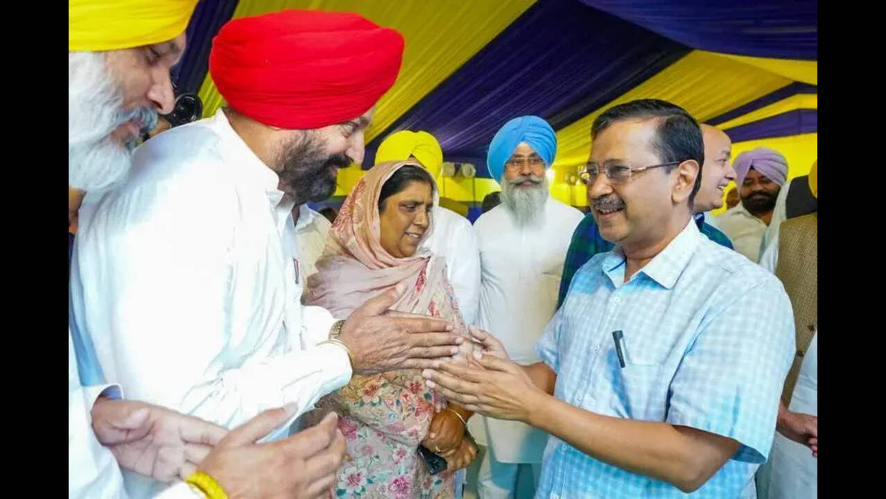 Mann, Kejriwal invoke Sikh history, Hindu mythology to fire up party MLAs