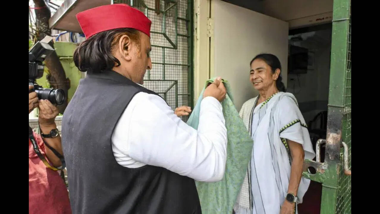 Didi, you have not lost': Akhilesh meets Mamata | Kolkata News - The Times  of India