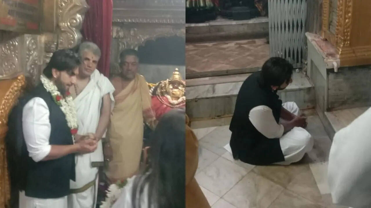 Ranveer Singh offers prayers at Chamundeshwari Temple after Karnataka HC  closes 'Kantara' mimicry case | Mysuru News - The Times of India