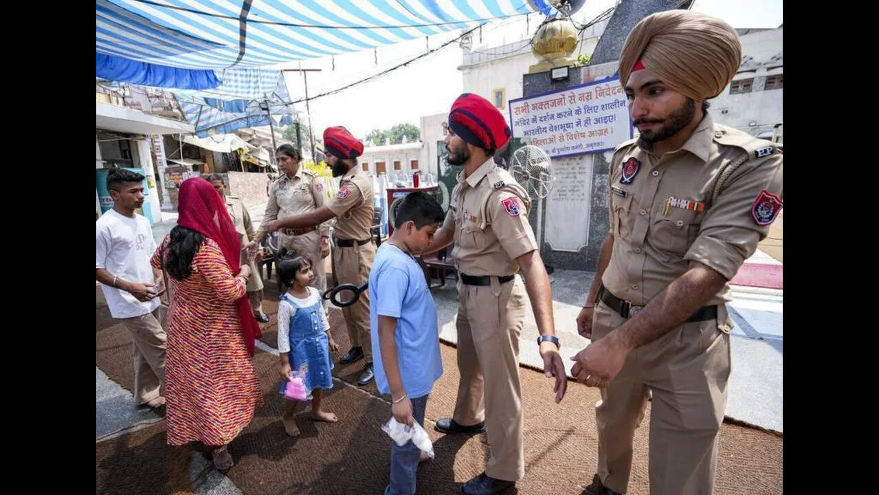 Bomb threat to 5 temples in Punjab, security stepped up