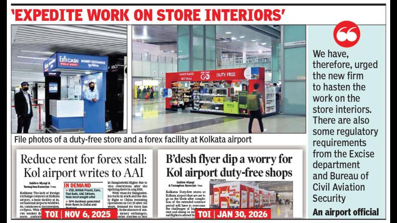 Kolkata Airport Hopes To Reopen Duty-Free Store, Forex Facility By Next Month