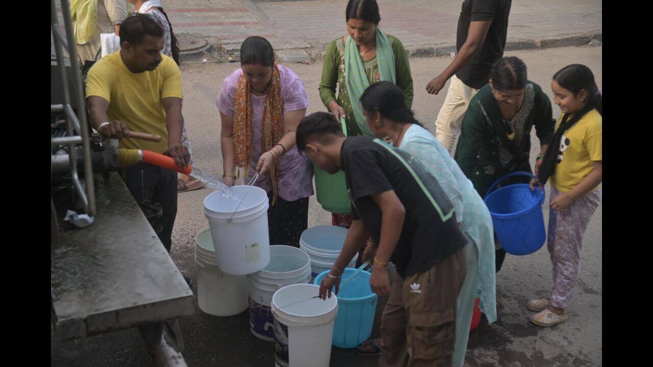 ‘More water on roads than in taps’: Mauli Jagran residents demand lasting fix