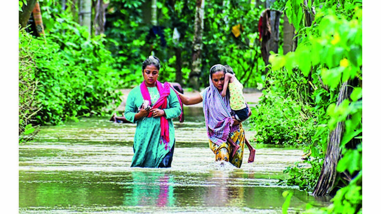 Flood fear persists in Assam, more rain likely