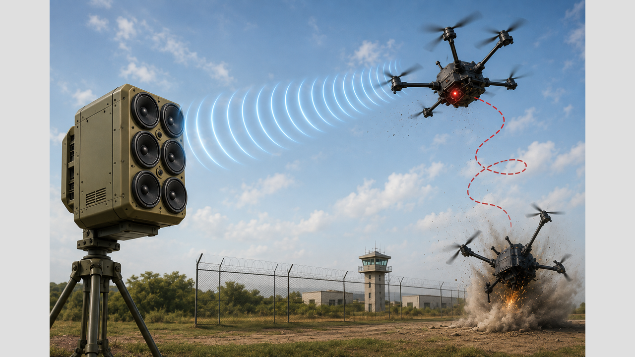 When noise becomes a weapon against drones