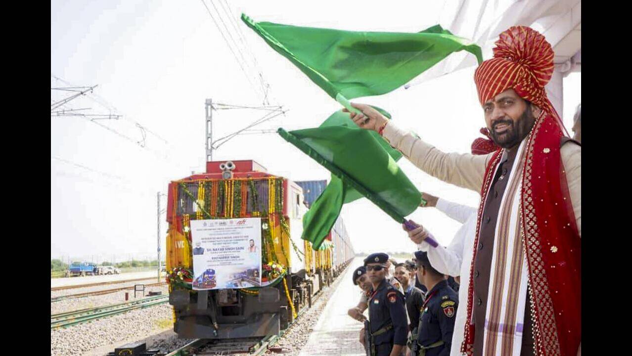 Nangal Chaudhary hub gets rail link, Haryana eyes global logistics leap