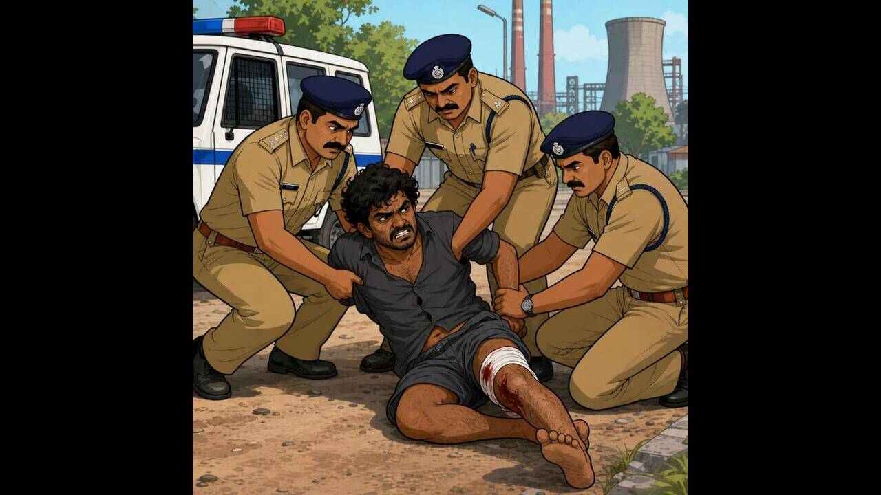 History sheeter shot on leg and captured by police