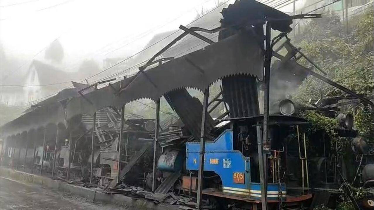 Darjeeling Railway loco shed collapse injures 8, joyrides halted