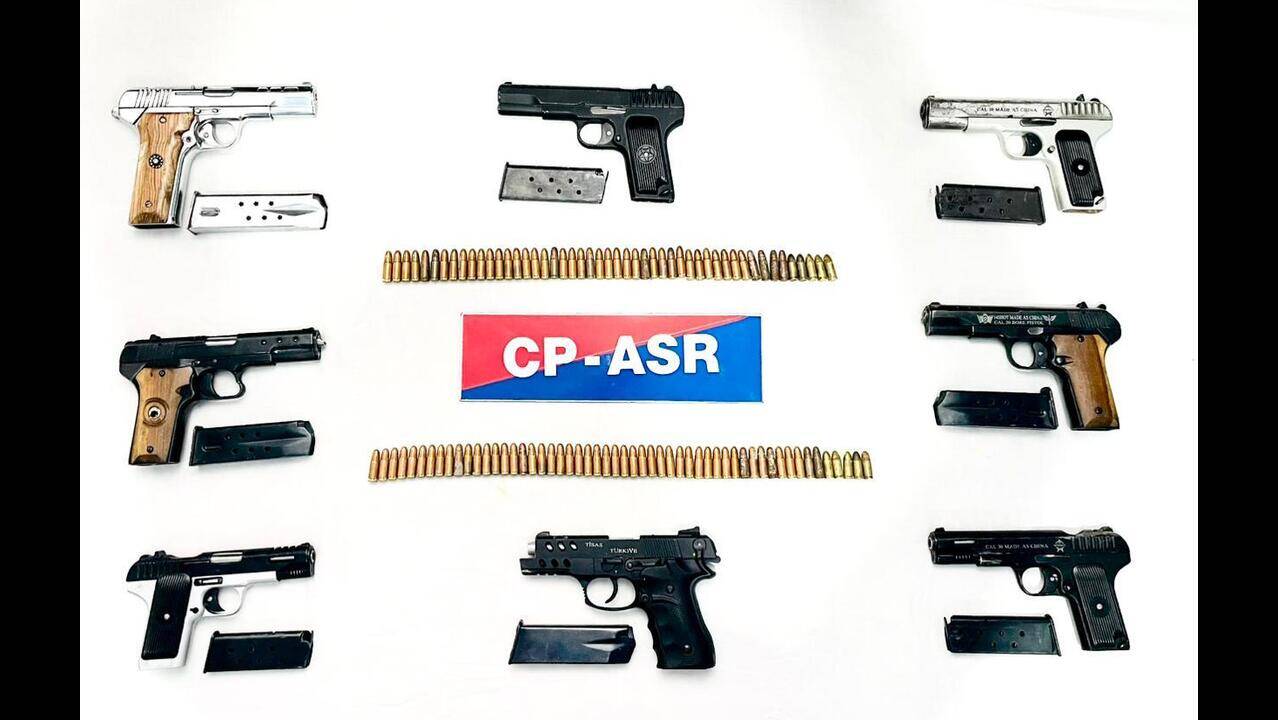 Amritsar police bust illegal arms network, recover 8 pistols